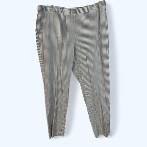 A pair of Calvin Klein cotton striped pants in size 14